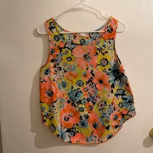 A’Gaci Bright Floral Tank Top